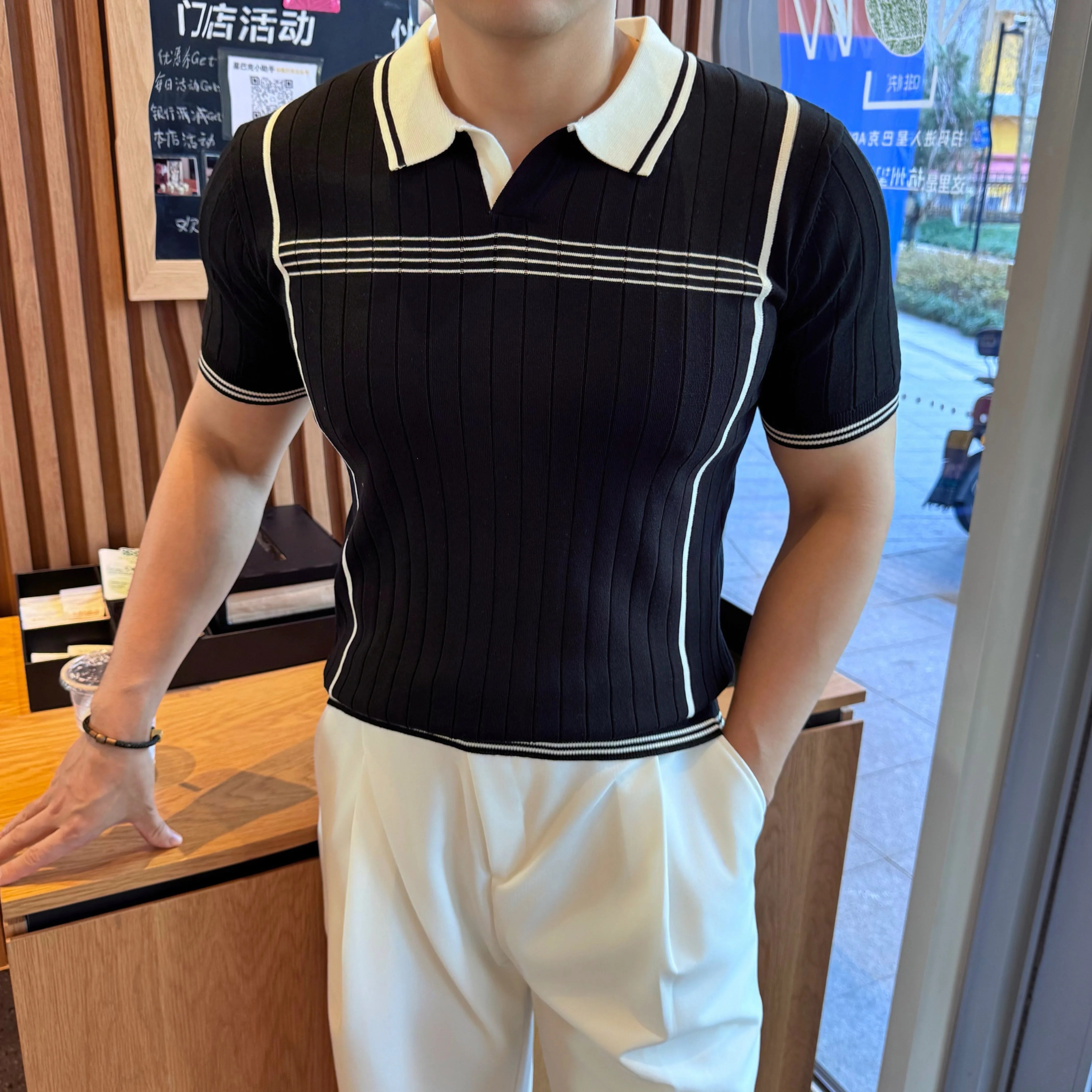 Slim Fit Casual Style Polo Shirt