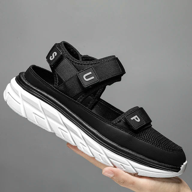 Casual Solid Air Mesh Men's Sandals