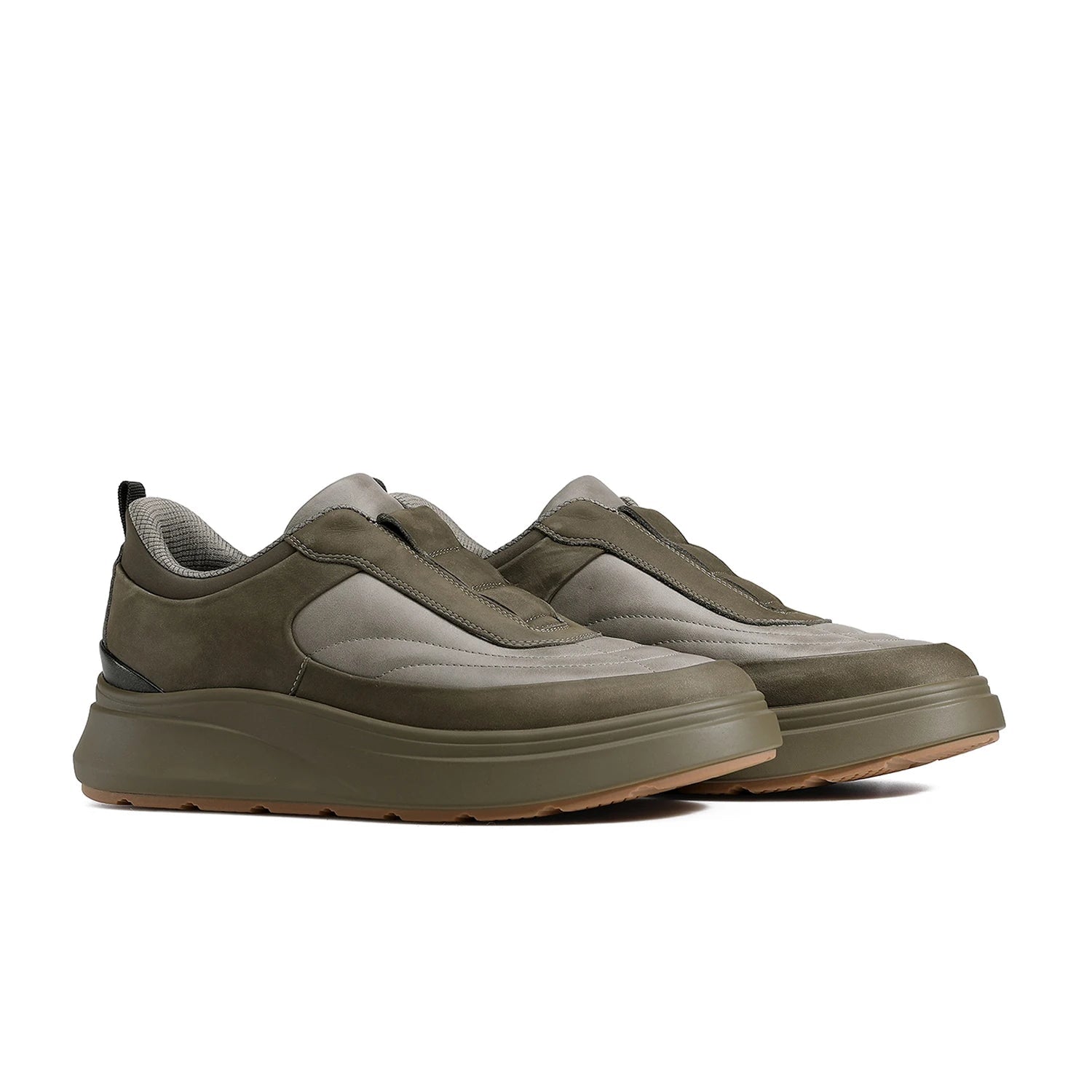 Casual Slip-On Genuine Leather Sneakers