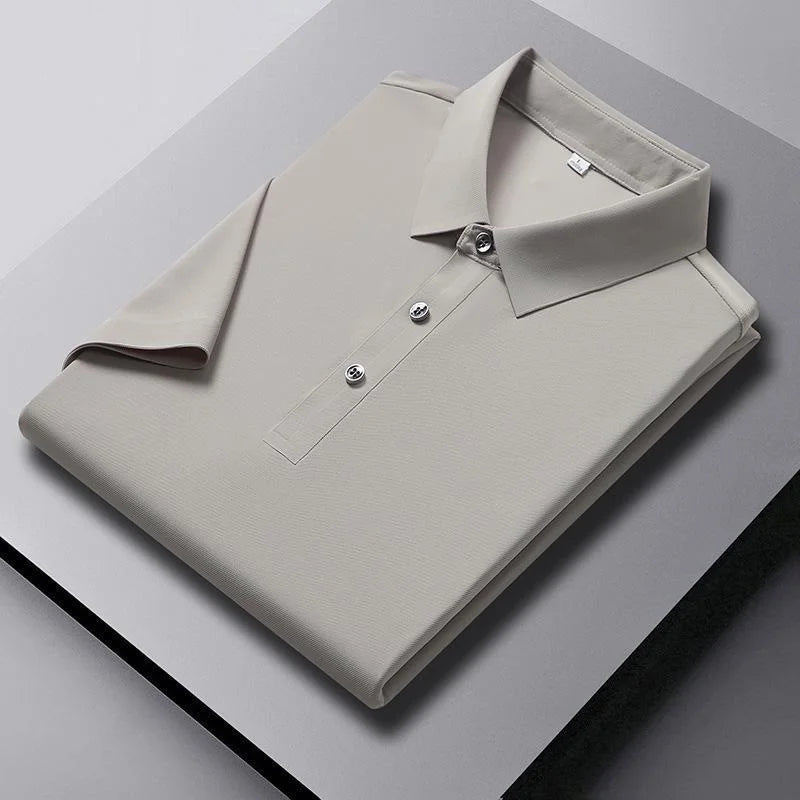 Classic Seamless Short Sleeve Polo Shirt