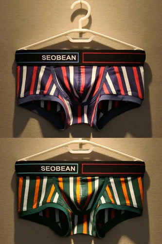 Cotton Striped 2Pcs Set Boxer