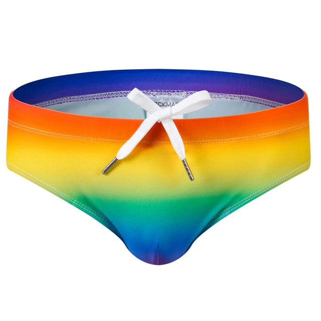 Printed Pattern Push-up Pad Swimwear Brief