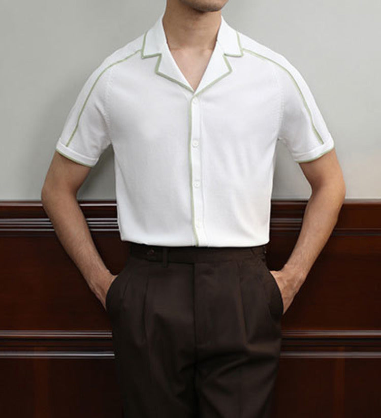 Line Out Solid Short Sleeve Shirt