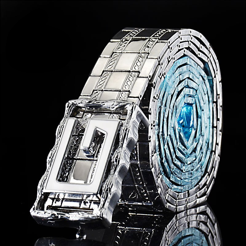Mirror Finish Stainless Steel Carved Buckle Men Belt