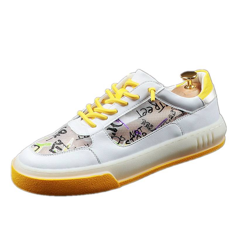 Breathable Graffiti Youth Low Top Style Men Sneaker