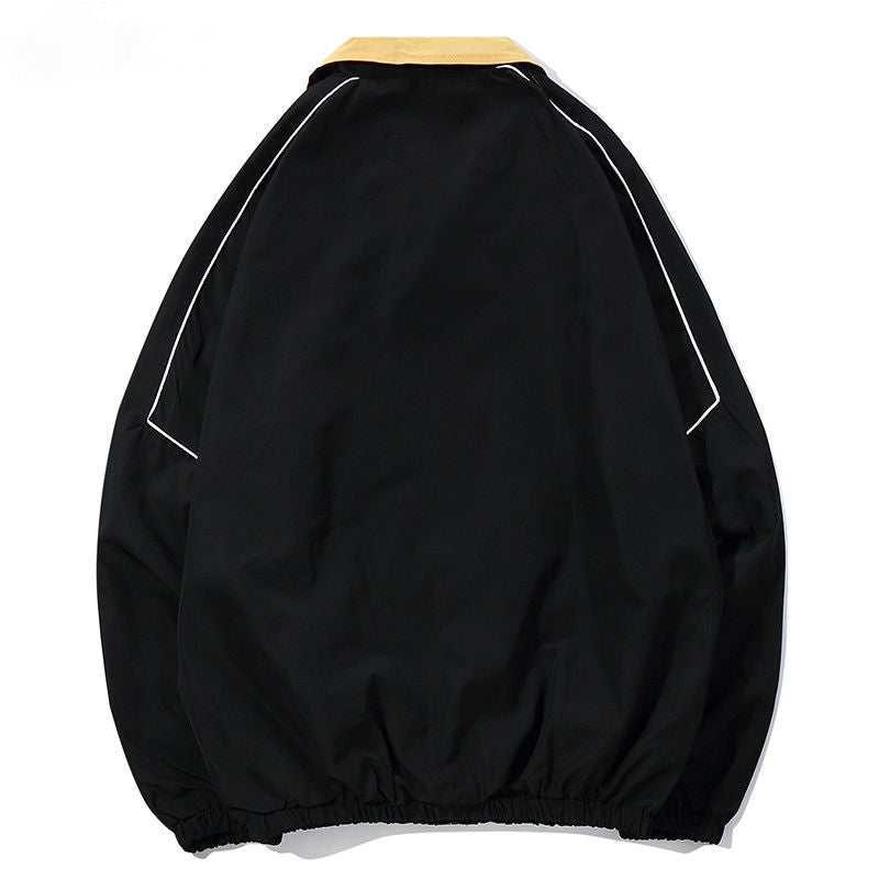 Japanese Caricature Streetwear Hip Hop Style Men Track Jacket