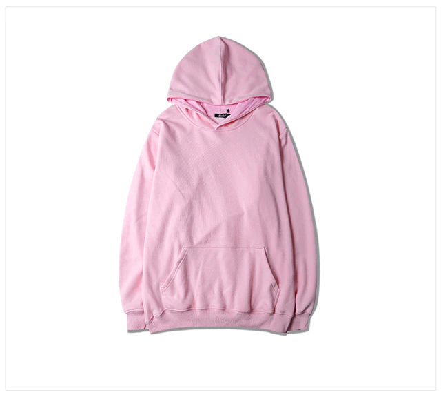 Pop-Farbe Solid Thick Hoodie
