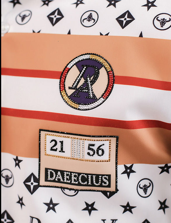 Unique Symbol Printed Long Sleeves Shirt