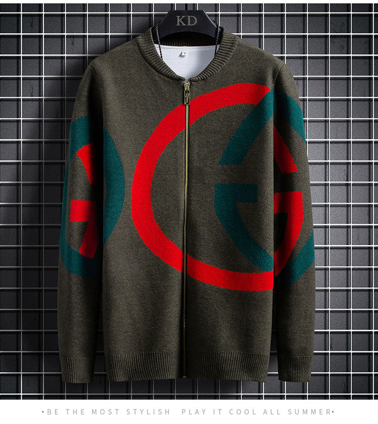 Big G Lettered Long Sleeves Jacket