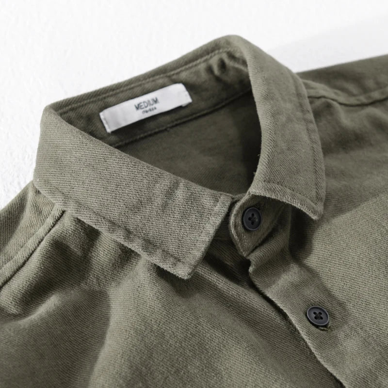 Contrast Color Patchwork Solid Shirt