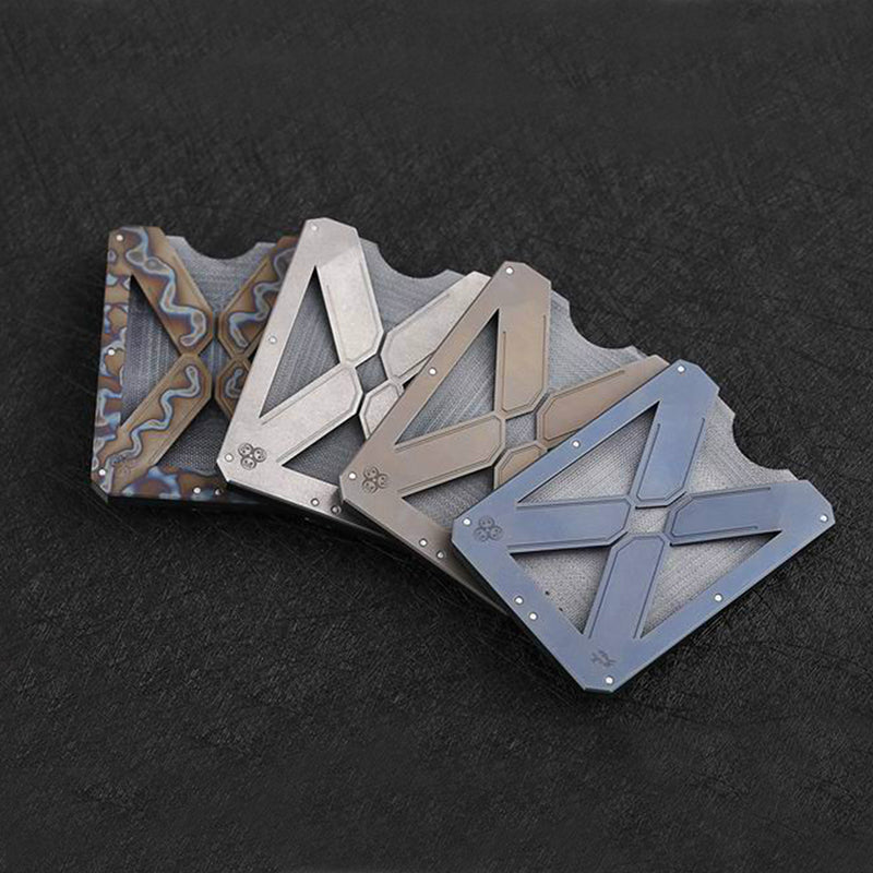 Storm Pure Titanium Alloy Clip Multifunction Men Wallet Multifunction Card Holder Man Gift