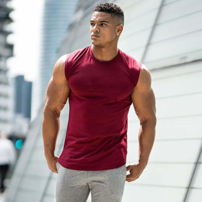 Basic Solid O-Neck Tank Top
