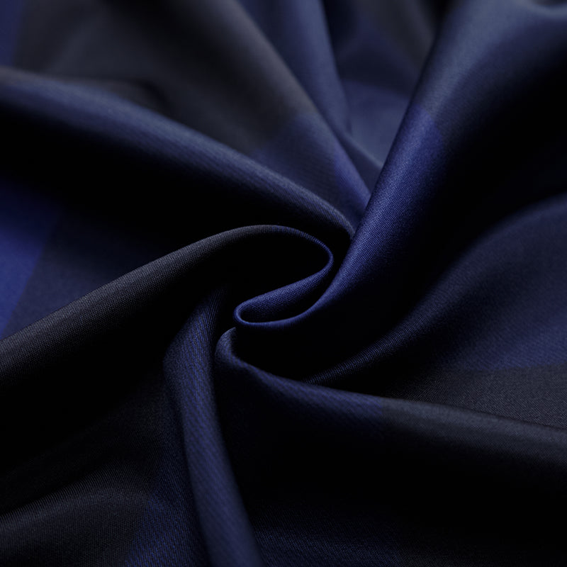 Square Plaid Color Combination Long Sleeve Men Shirt