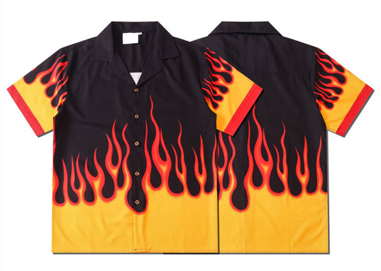 Casual Printed Modern Art Decoration Cotton Shirts