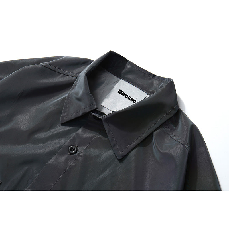 Rainbow UV Reflective Unisex Pocket Short Sleeve Shirt