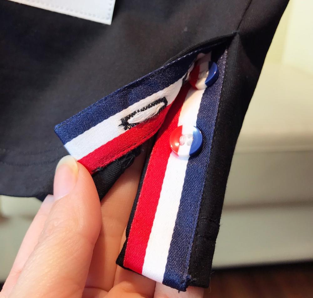 Casual Polo Shirt with Four Stripes