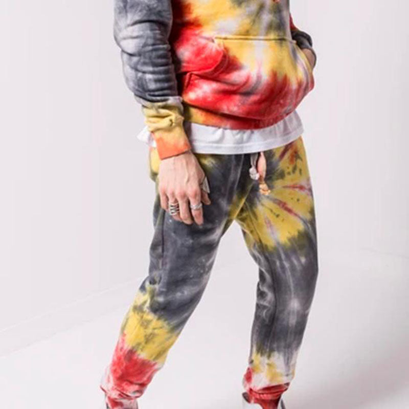 Tie Die Pullover Hoodie Sportswear Track Suit