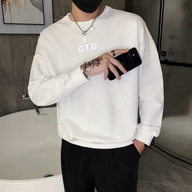 Mechanical Wing Back Printed Polyester Knitwear