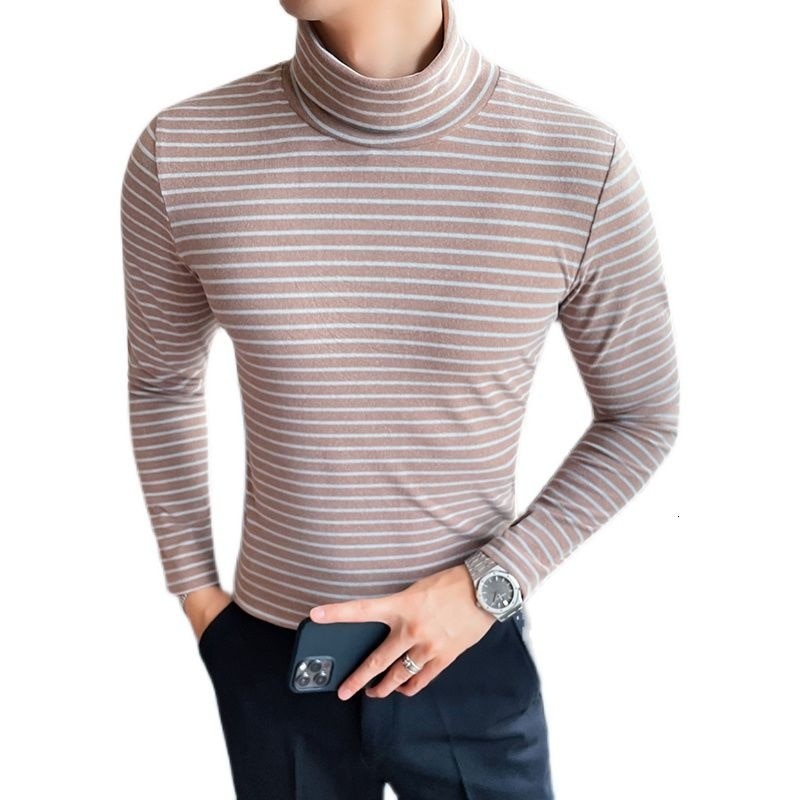 White Horizontal Stripes Decorated Long Sleeve T-Shirt