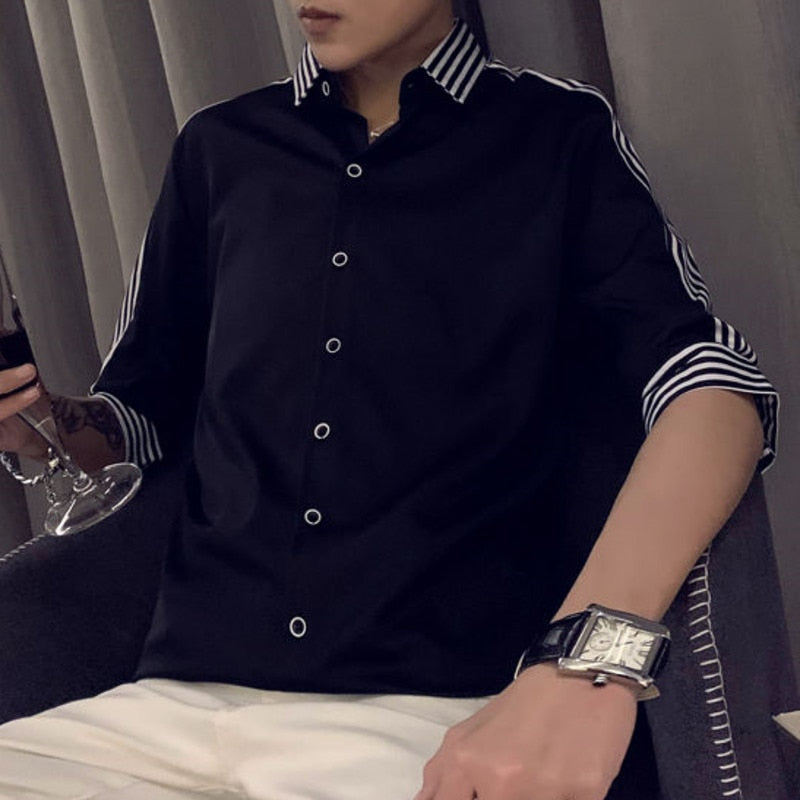 Mono Shoulder Stripe Style Shirts