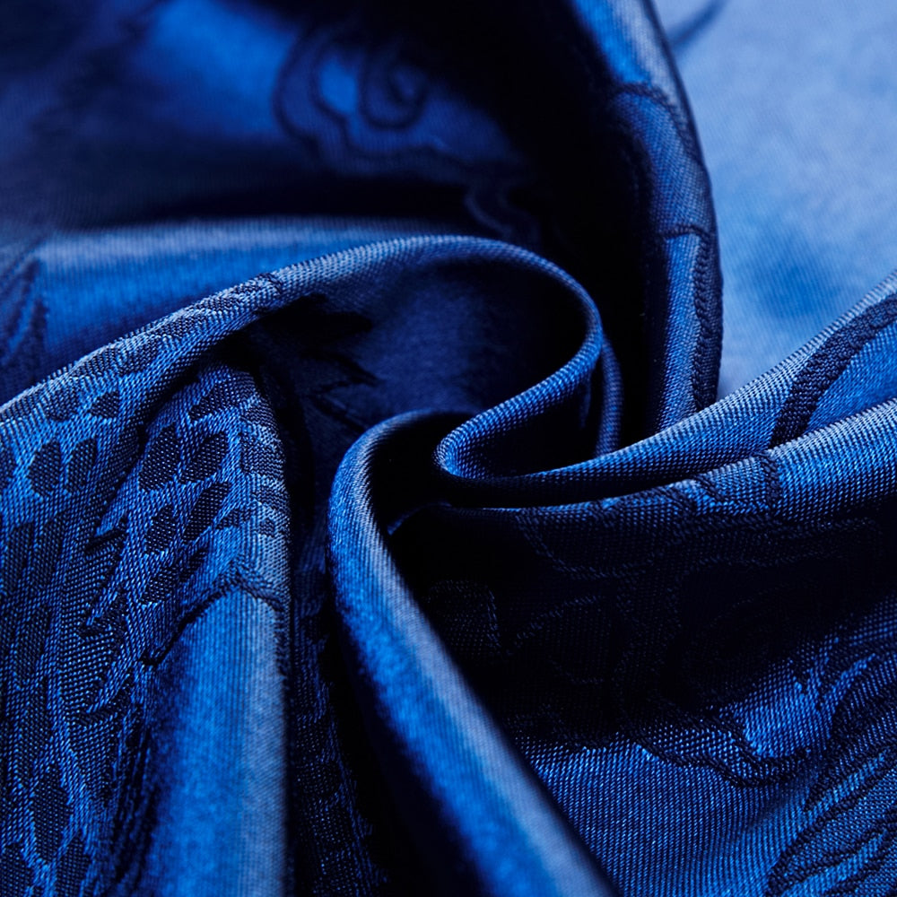 Invisible Dragon Printed Monocolor Short Sleeve Shirt