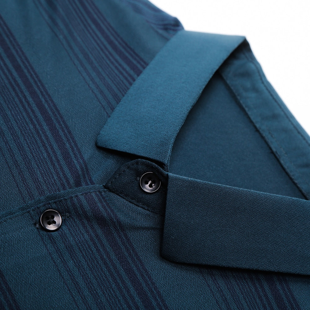 Fades Horizontal Stripes Decorated Polo Shirt