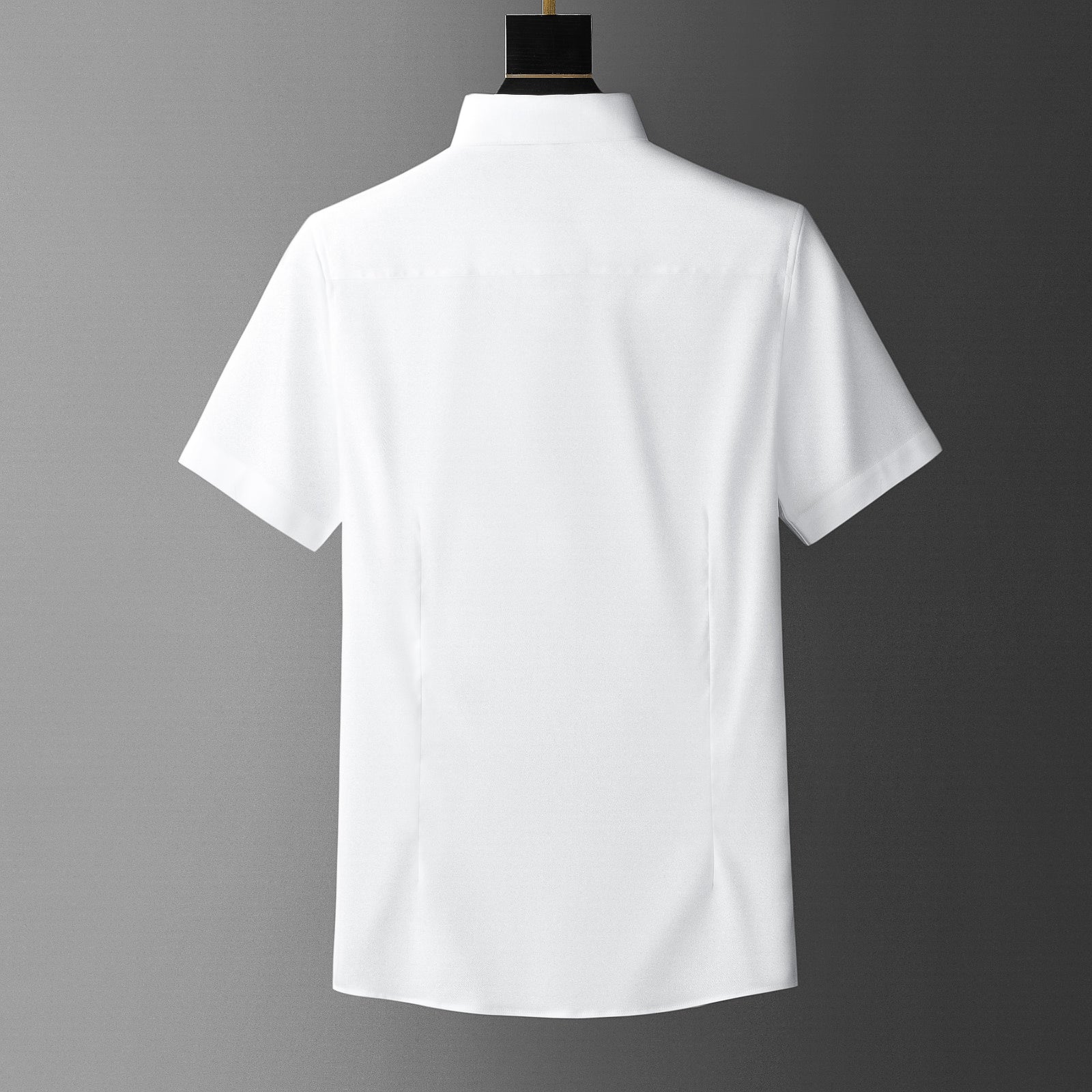 Rhinestones Embroidery Polyester Men's Shirt