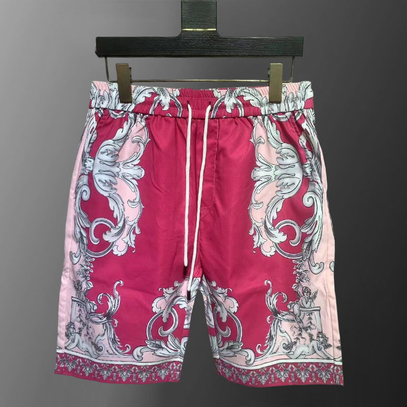 Floral Printed Casual Men Short