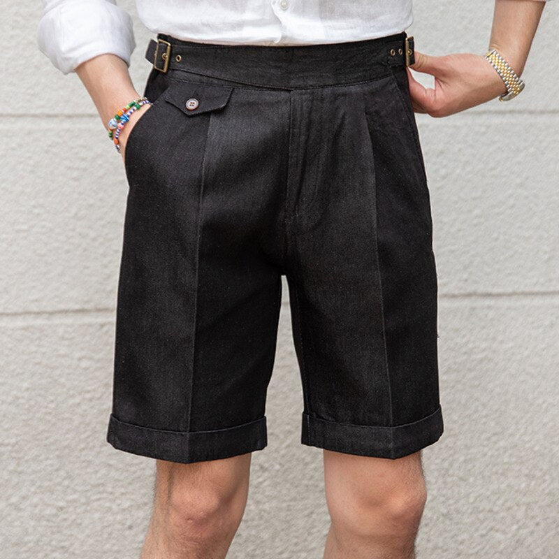 Vintage Denim Naples Solid Shorts