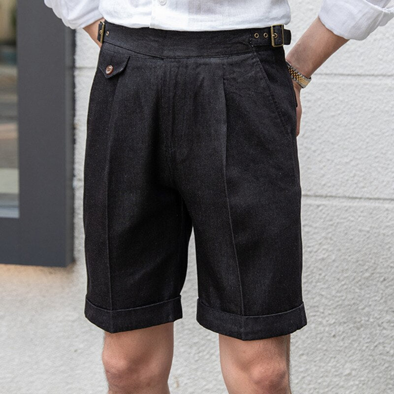 Vintage Denim Naples Solid Shorts