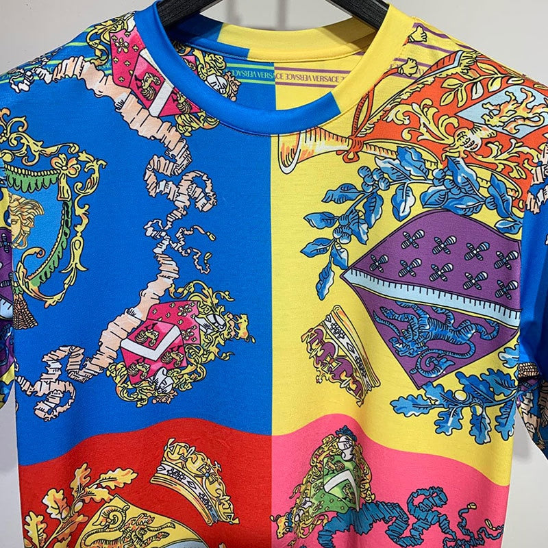 Colorful Kingdom Printed Casual Men T-Shirt