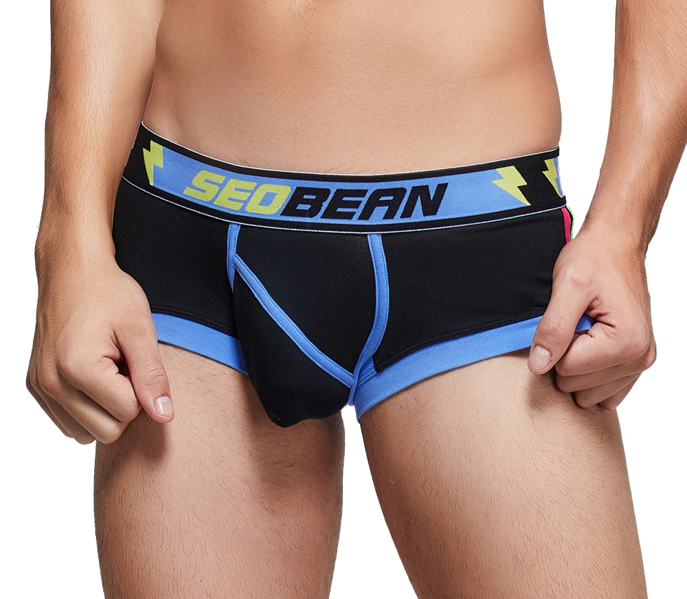 Solid Multi-Color Striped Man Boxers