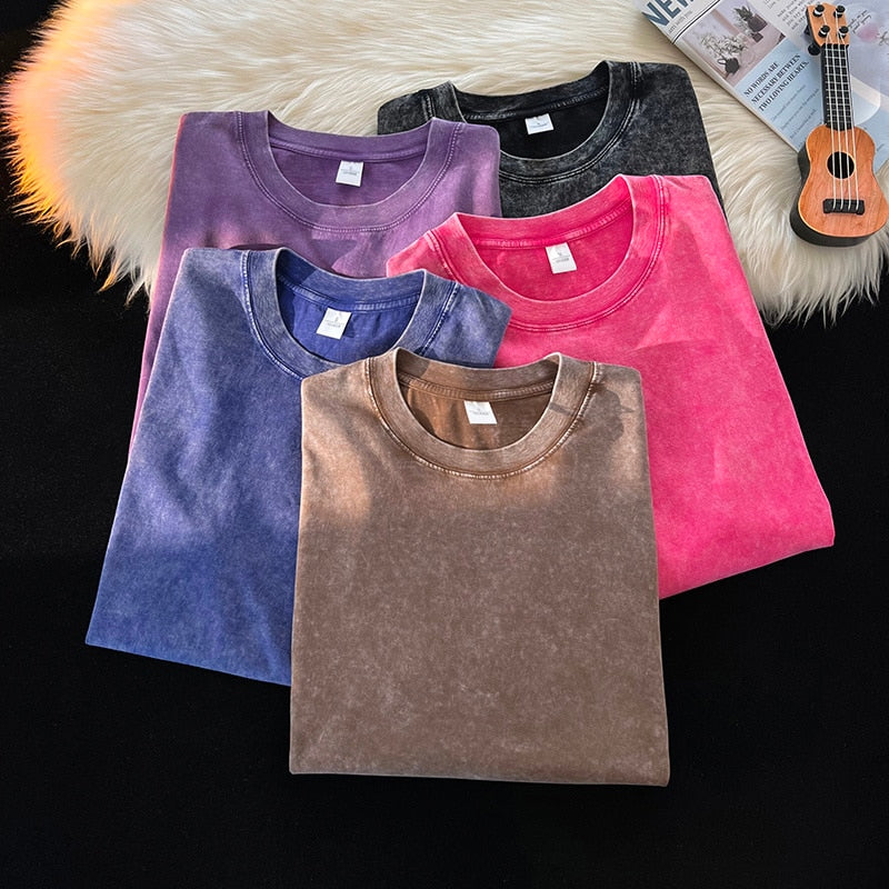 Casual Combed Cotton Oversize T-Shirt