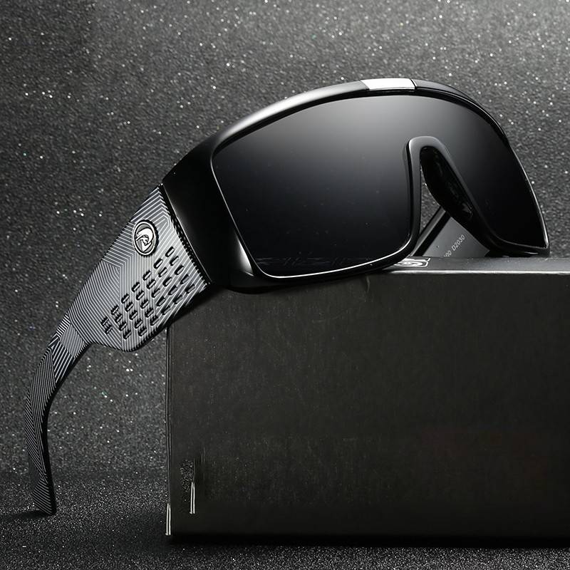 Wide Leg Square Goggle Oversized Sunglasses