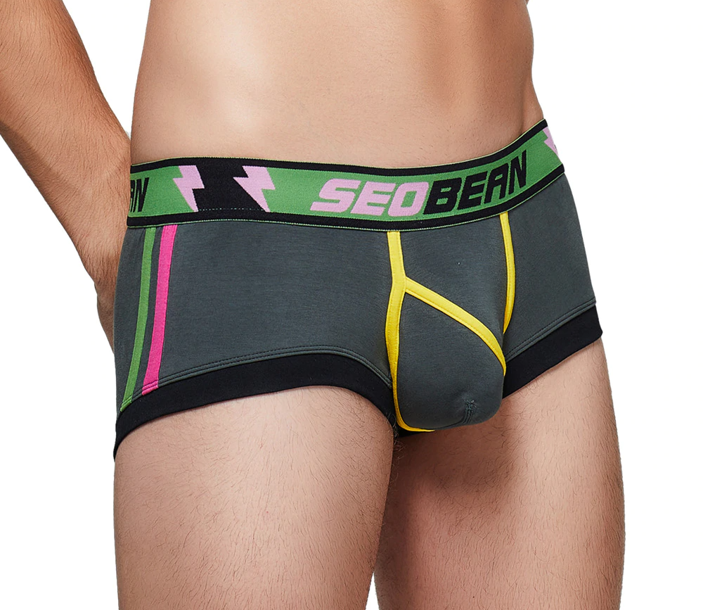 Solid Multi-Color Striped Man Boxers