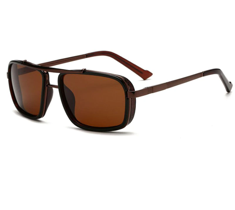 Polarized Lenses Aviator Square Sunglasses