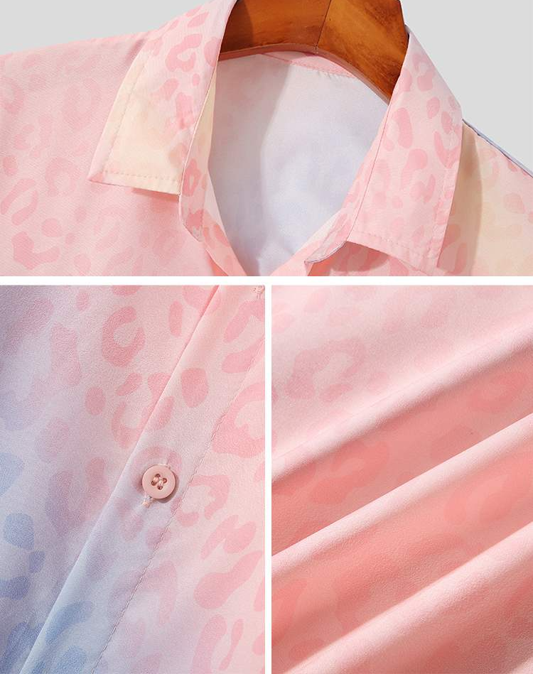 Soft Rainbow Short Sleeve Shorts Set