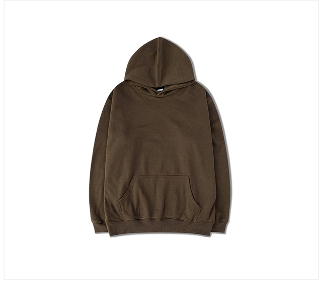 Pop-Farbe Solid Thick Hoodie