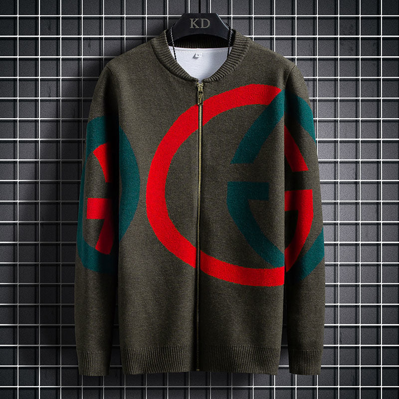 Big G Lettered Long Sleeves Jacket