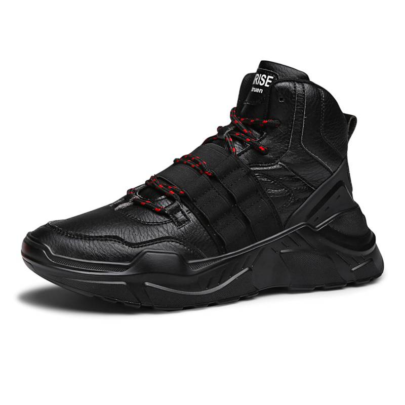 Hip Hop Lace-up Band Belt Detail Men Sneaker