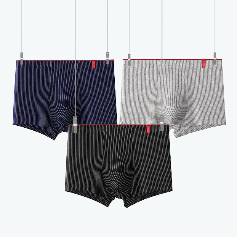 4 Pcs Sexy Stripe Boxer