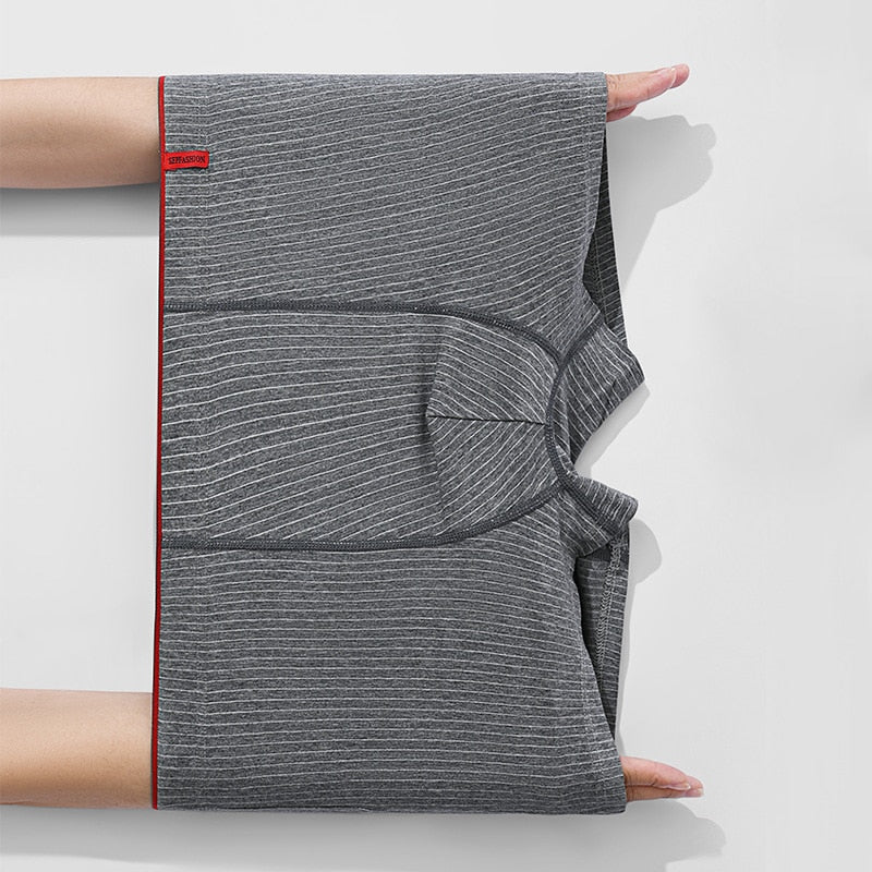 4 Pcs Sexy Stripe Boxer