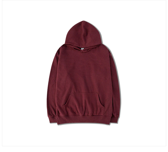 Pop-Farbe Solid Thick Hoodie