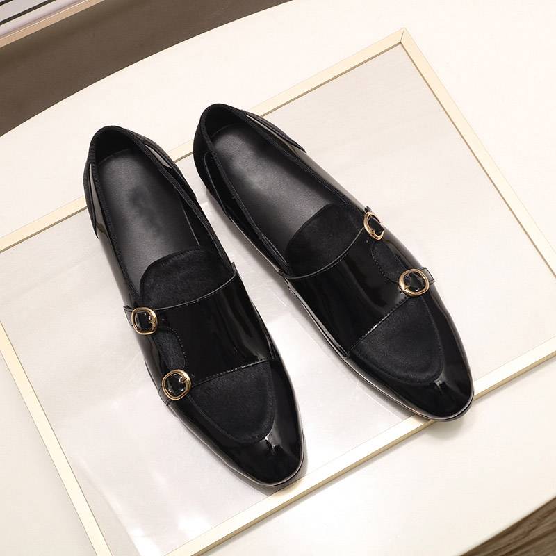 Banquet Dress Monk Strap Style Men Loafers Shoes