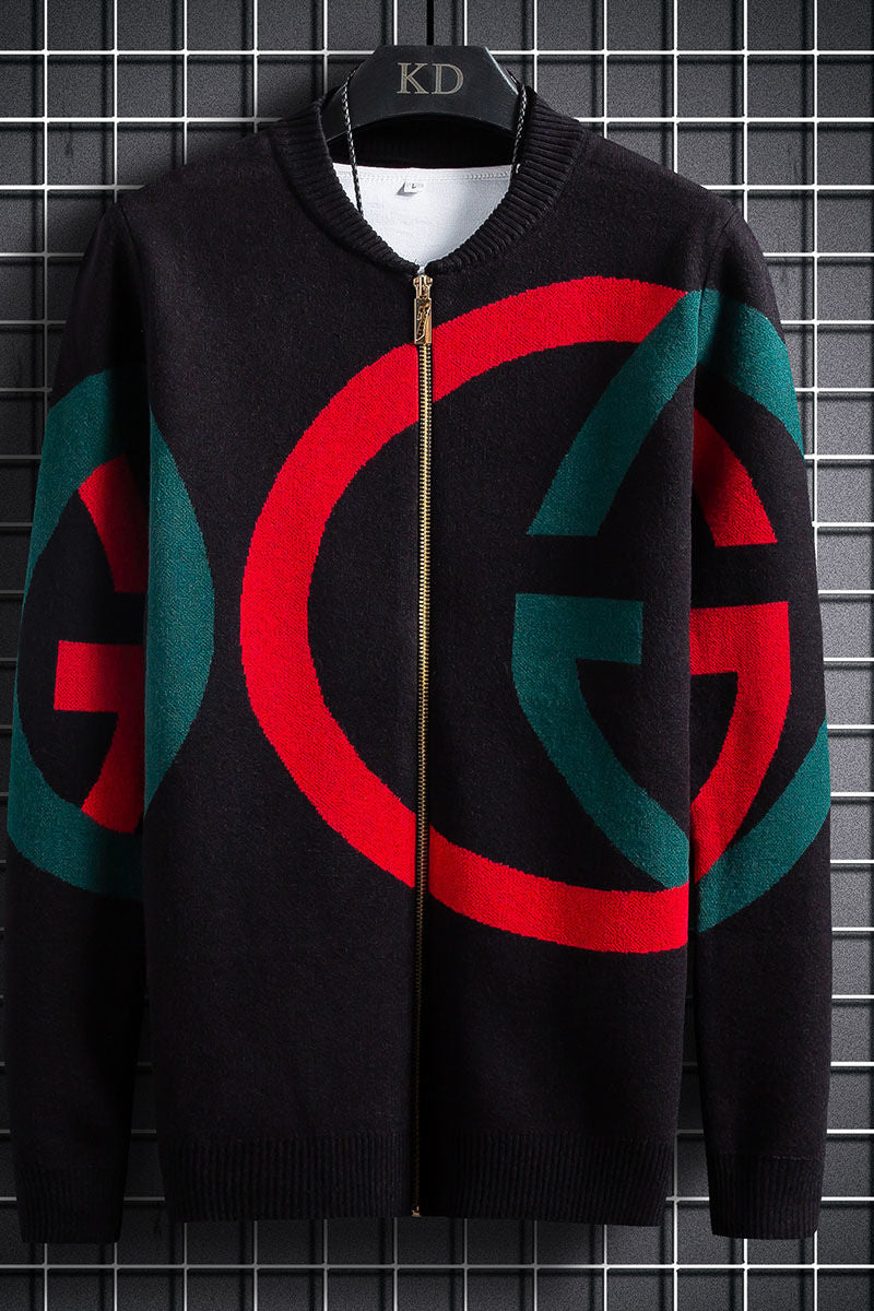 Big G Lettered Long Sleeves Jacket