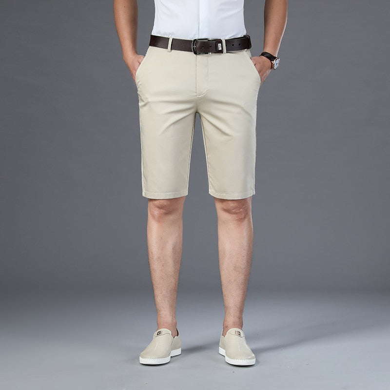 6 Solid Pocket Back Casual Shorts