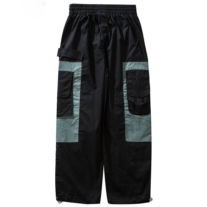 Colours Patched Baggy Cargo Multi Pocket Casual Style Men Pants