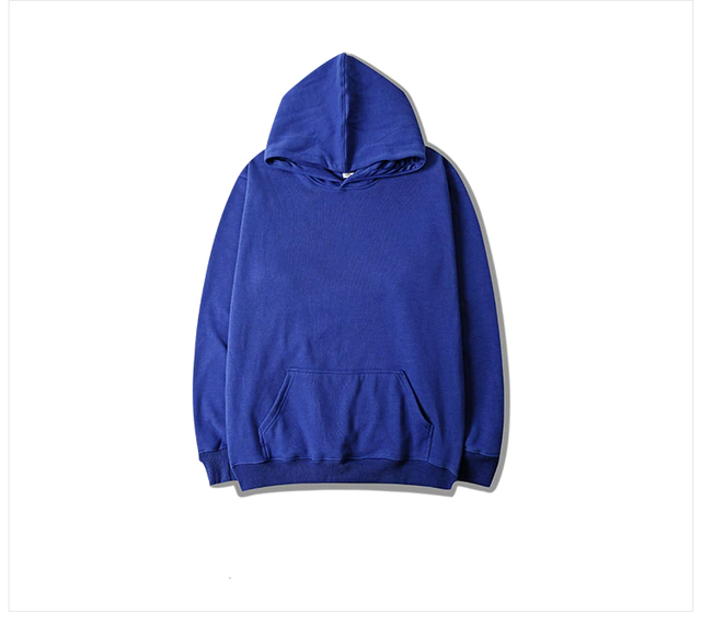 Pop-Farbe Solid Thick Hoodie