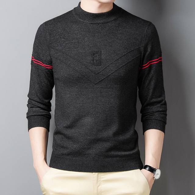 Subtle Striped Style Pullover Sweater