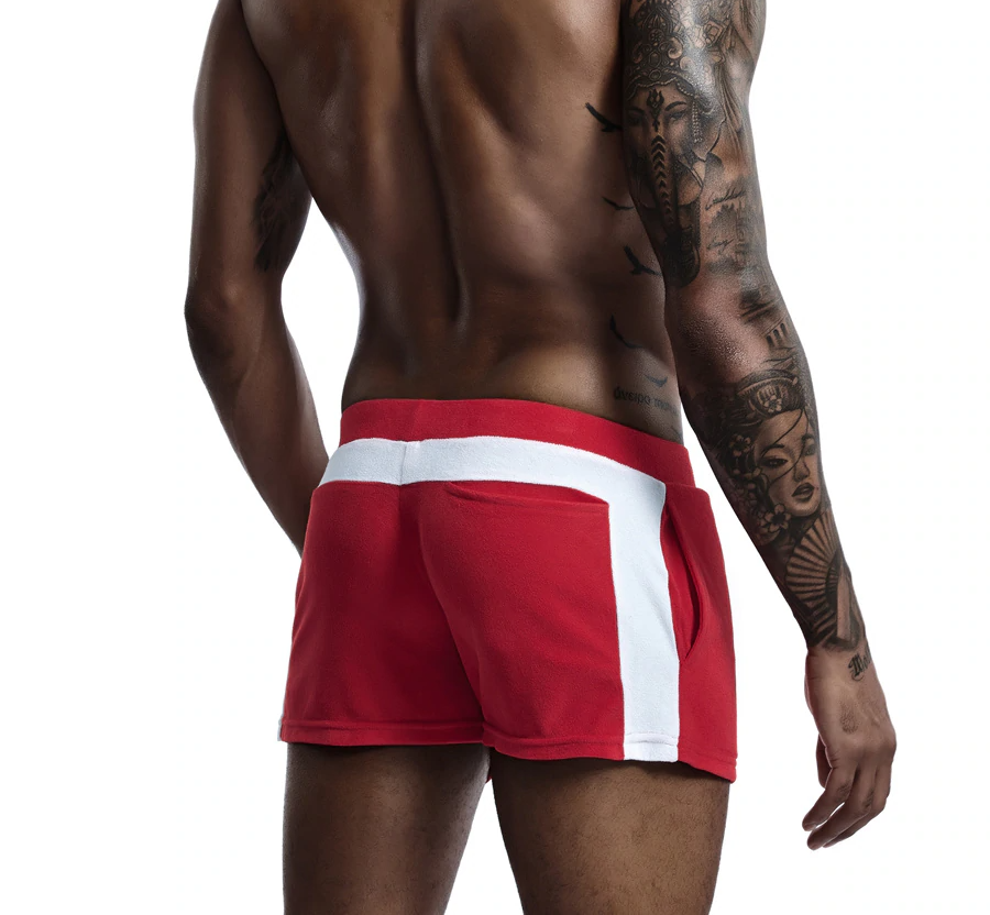 Solid Side Lined Style Sporty Shorts